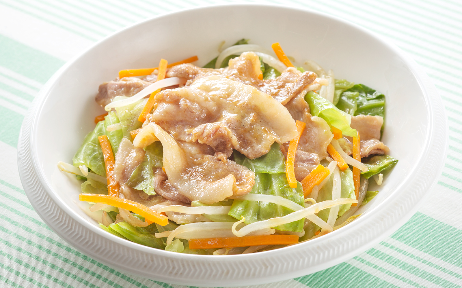 ぶた肉と野菜の重ね蒸し